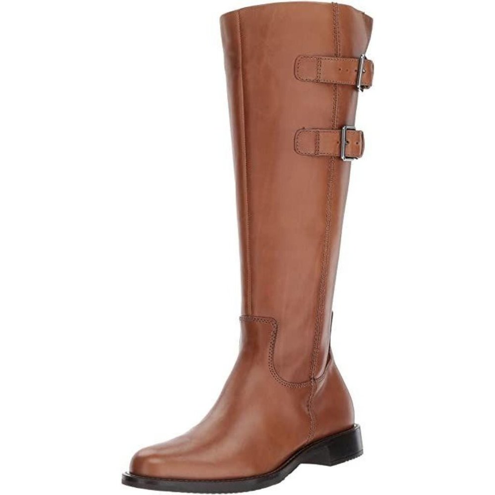 ECCO Shape 25 Women's Tall Buckle Riding Boot (Camel, 9-9.5 M) 26660301034 NWOB